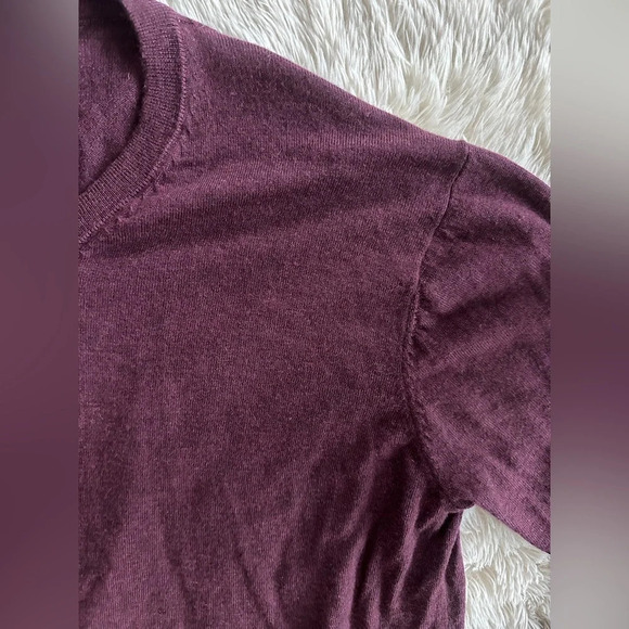 Hart Schaffner Marx Long Sleeve V-Neck Merino Wool Sweater Men’s Size XXL maroon - Picture 5 of 10